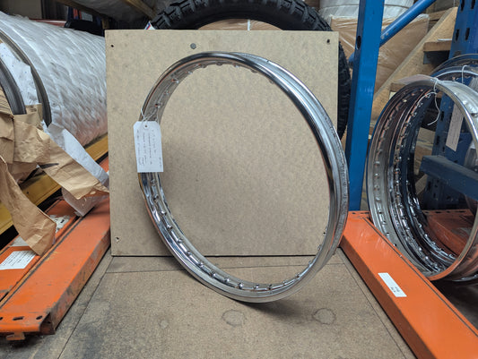 Honda CG125 – Front – Standard Chrome - 19”x1.60 – 36h