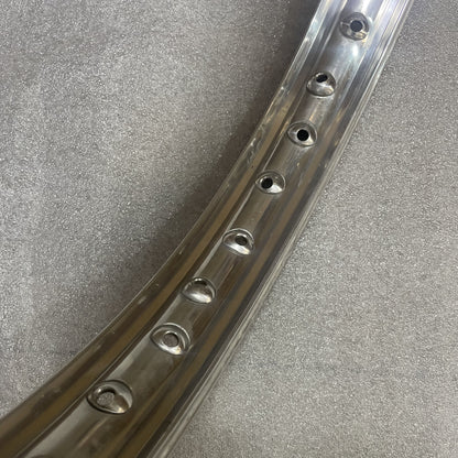 21 x 1.60 (40) Borrani Valanced Rim - Triumph Tiger / BSA Bantam Front
