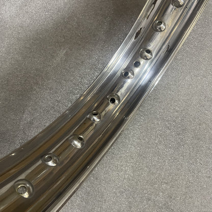 19 x 2.15 (36) Morad Valanced Rim - Husqvarna Early 70's - Conical Rear Hub