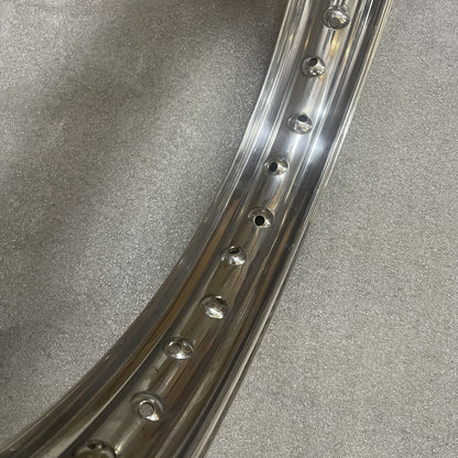 19 x 2.15 (36) Morad Valanced Rim - Husqvarna Early 70's - Conical Rear Hub