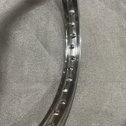 21 x 1.60 (40) Borrani Valanced Rim - Triumph Tiger Cub Front