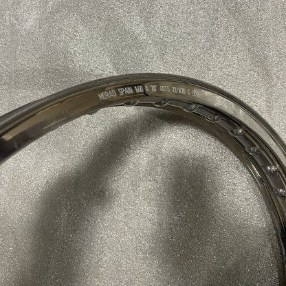 20 x 1.60 (40) Morad Valanced Rim -Triumph TR5 Conical 6" Front / BSA Conical Front