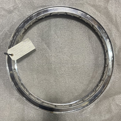 19 x 2.15 (40) Morad Valanced Rim - Triumph / BSA A65 T120 Twin Leading Shoe Front