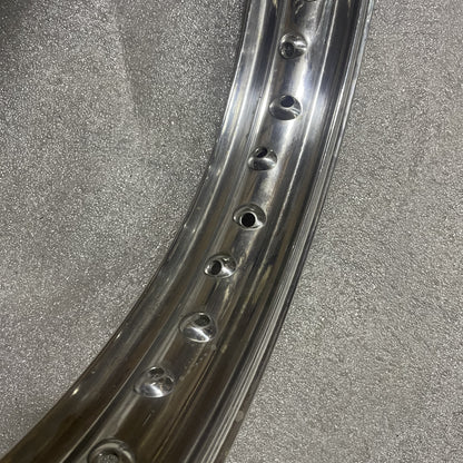19 x 2.15 (40) Morad Valanced Rim - Triumph / BSA A65 T120 Twin Leading Shoe Front