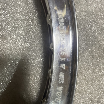 19 x 2.15 (40) Morad Valanced Rim - Triumph T120 Conical Front Hub