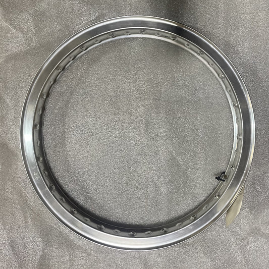 19 x 2.15 (40) Excel Valanced Rim - BSA Goldstar A10 A7 Starfire B31 B33 Rear (Silver Anodised))