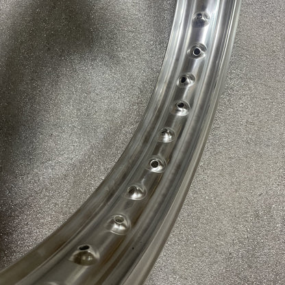 19 x 2.15 (40) Excel Valanced Rim - BSA Goldstar A10 A7 Starfire B31 B33 Rear (Silver Anodised))