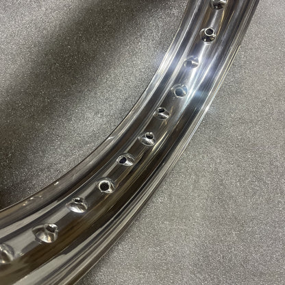 19 x 2.15 (40) Morad Valanced Rim - BSA T120 T100 A65 A10 8" Twin Leading Shoe