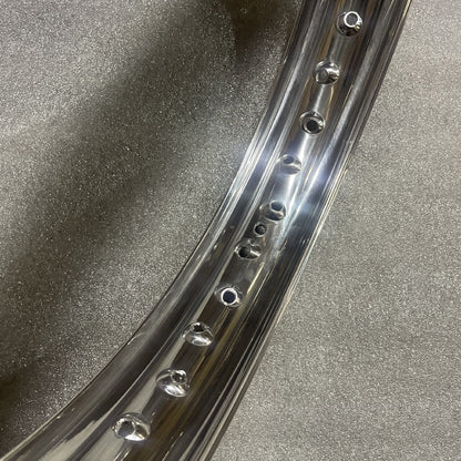 19 x 2.15 (40) Morad Valanced Rim - BSA T120 T100 A65 A10 8" Twin Leading Shoe