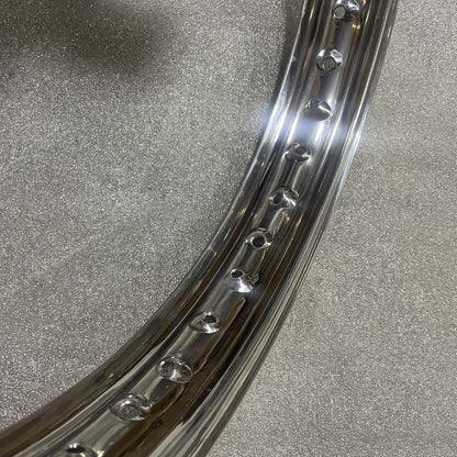 19 x 1.85 (40) Morad Valanced Rim - Norton Commando MK2 MK3 Disc Front Hub