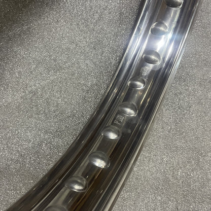 19 x 1.85 (40) Excel Valanced Rim - Triumph T100 T110 T90 7" Half Width Hub Front