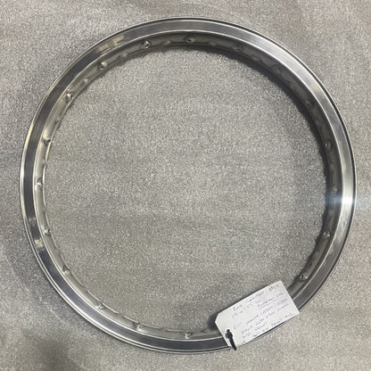 19 x 1.85 (40) Borrani Valanced Rim - Honda CB550 CB750 Disc Hub Front
