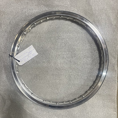 19 x 1.85 (40) Borrani Valanced Rim - BSA A10 Cast Front Hub