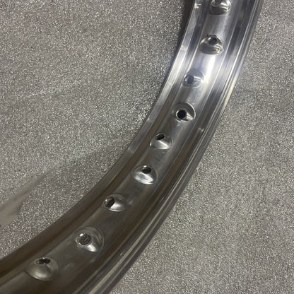 19 x 1.85 (40) Borrani Valanced Rim - BSA A10 Cast Front Hub
