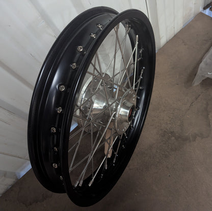 Triumph Wheel Set - 19" x 2.50 + 17" x 3.50 - Scrambler/Thruxton/Bonneville