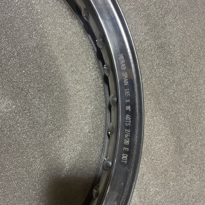 18 x 1.85 Morad Valanced Rim - Triumph T140/T160 (40 Hole) .300 Holes