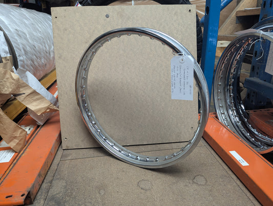 Honda CB125/CB100 – Front – Standard Chrome – 18”x1.60 – 36h