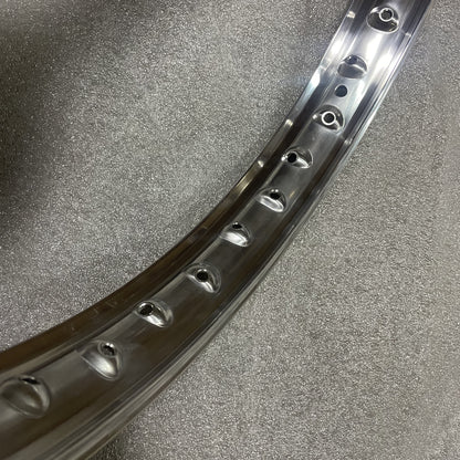 21 x 1.60 (40) Borrani Valanced Rim - Rickman 6" Drum Front