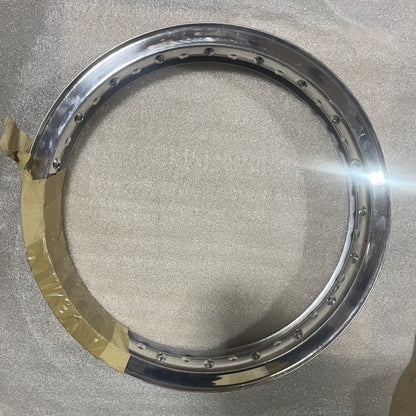 18 x 2.50 (40) Morad Valanced Rim - Triumph T90 T100 T120 Bonne T110 - Bolt On /QD Rear Hub