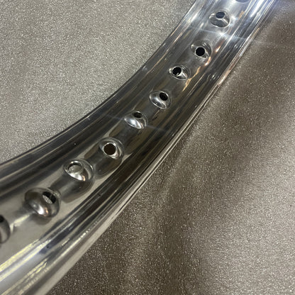 17 x 1.85 (40) Morad Valanced Rim - Triumph T90 T100 5TA 3TA - Unequal Rear Hub