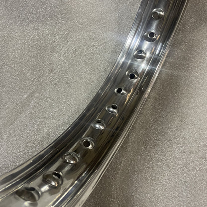 17 x 1.85 (40) Morad Valanced Rim - Triumph T90 T100 5TA 3TA - Unequal Rear Hub