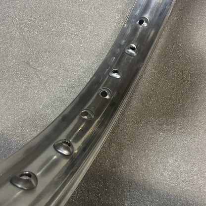 21 x 1.60 (36) Borrani Valanced Rim - Witton Cub Bantam Front Hub (.300 Holes)