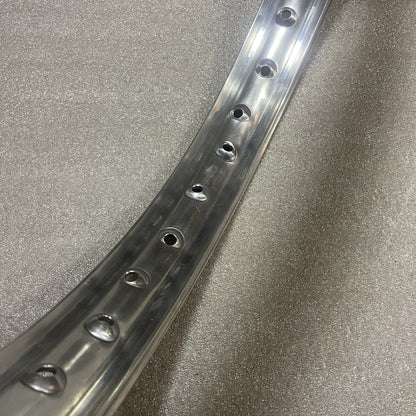 21 x 1.60 (36) Borrani Valanced Rim - Witton Cub Bantam Front Hub (.300 Holes)