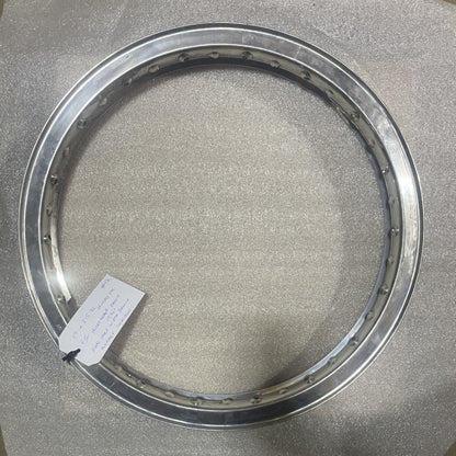 19 x 2.15 (36) Morad Valanced Rim - Husqvarna Early 1970's - Drum Rear Hub