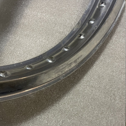 19 x 2.15 (36) Morad Valanced Rim - Husqvarna Early 1970's - Drum Rear Hub