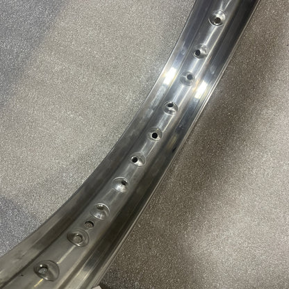 18 x 2.15 (36) Borrani Valanced Rim - Francis Barnet / Matchless - Tin Hub Rear