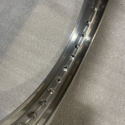 18 x 2.15 (36) Borrani Valanced Rim - Francis Barnet / Matchless - Tin Hub Rear