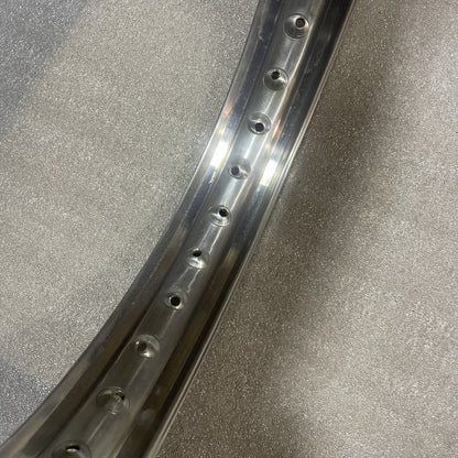 18 x 2.15 (36) Borrani Valanced Rim - Francis Barnet / Matchless - Tin Hub Rear