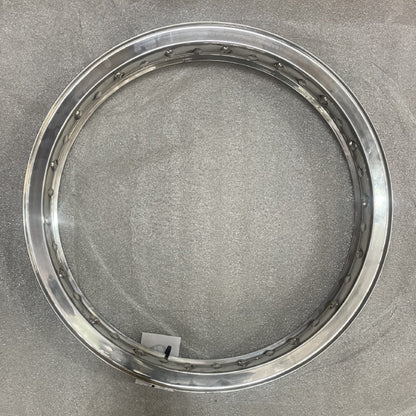 19 x 2.15 (36) Morad Valanced Rim - Suzuki GT Early 70's / 60's - Large Front Drum