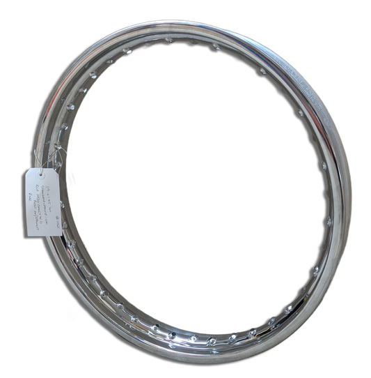 Bsa M20 Garly W.D – Rear - Standard Chrome – 19”x1.85 – 40h
