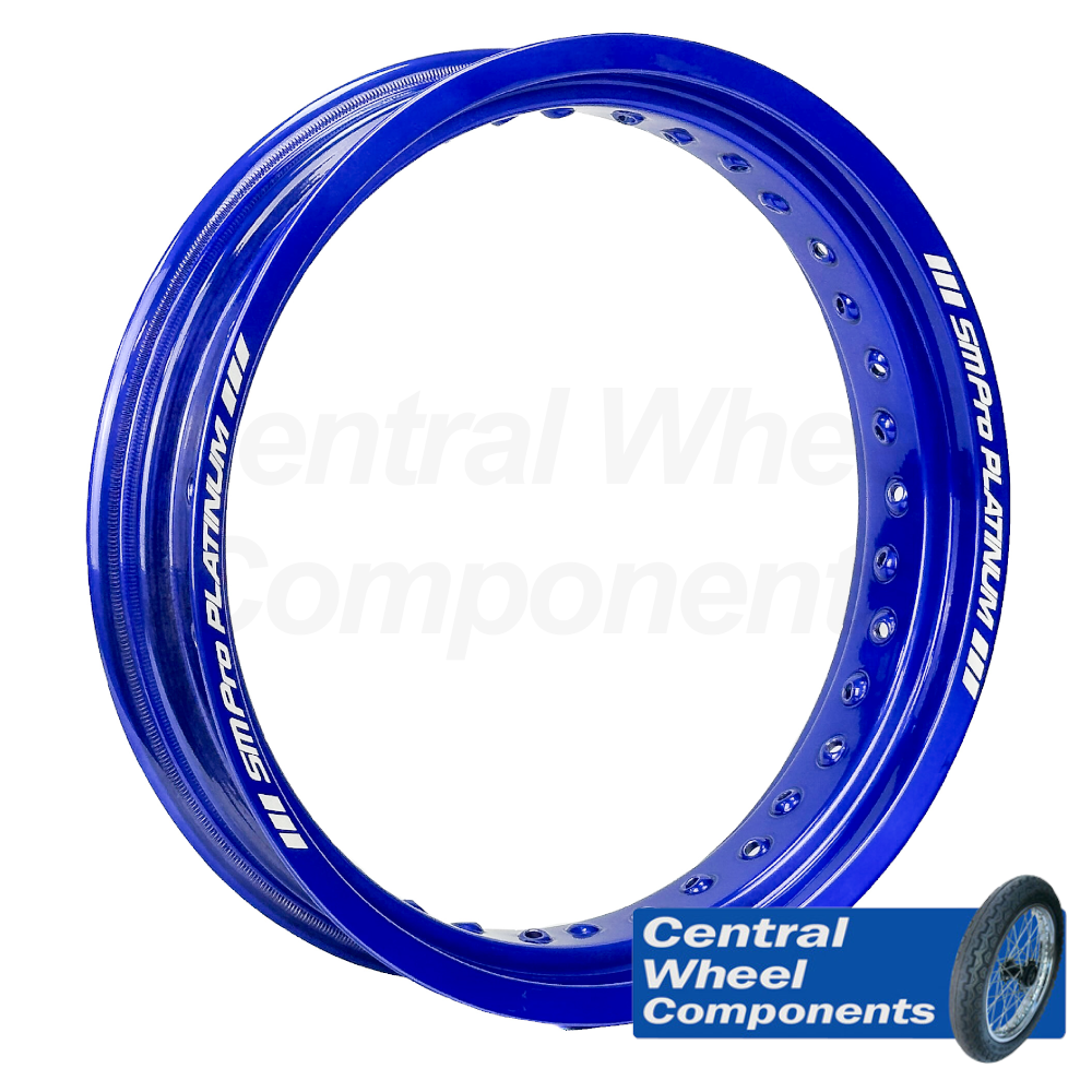 Blue Square Rim Single Rim - Standard Colours - Blasting & Powdercoating – Central ...