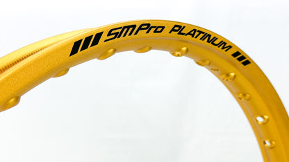 SMPro Alloy Rim - Gold - Front - 21"x1.60 36h D - Black Logo