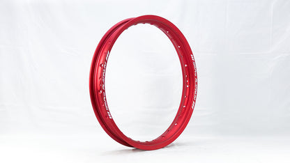 SmPro Alloy Rim - Red - Rear - 19"x2.15 32h D - White Logo