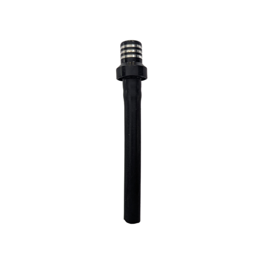 Fuel Vent Cap - Black Pipe - Black Cap
