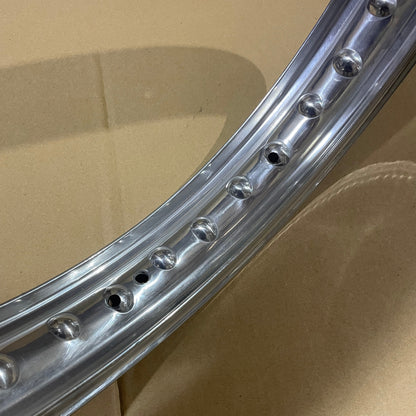 19 x 1.85 Morad Valanced Rim - Norton Dominator / Atlas / Commando - Alloy Full Width Hub - Front Or Rear - 40 Hole