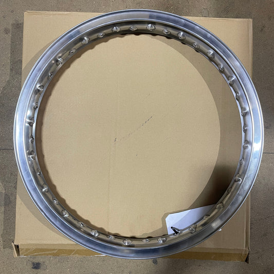 19 x 1.85 Borrani Valanced Rim - Triumph T140 / T160 - Disc Hub - Front - 40 Hole