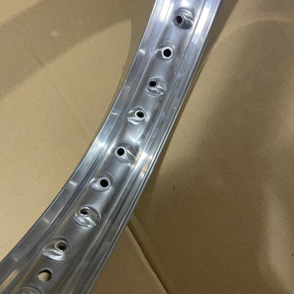 19 x 1.85 Borrani Valanced Rim - Triumph T140 / T160 - Disc Hub - Front - 40 Hole