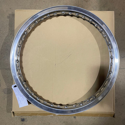 19 x 1.85 Borrani Valanced Rim - Norton MK3 - Disc Hub - Rear - 40 Hole