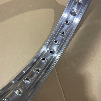 19 x 1.85 Borrani Valanced Rim - Norton MK3 - Disc Hub - Rear - 40 Hole