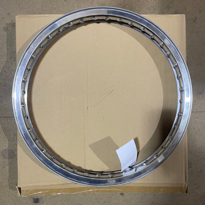 19 x 1.60 Morad Valanced Rim - Small 4" Drum Half Width Hub - X lace Drilled -40 Hole