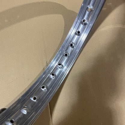 19 x 1.60 Morad Valanced Rim - Small 4" Drum Half Width Hub - X lace Drilled -40 Hole