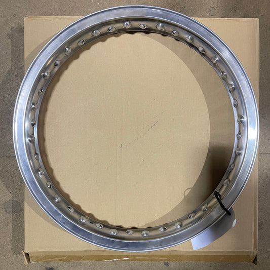 18 x 2.15 Borrani Valanced Rim - Kawasaki Z900 Z750 - 8" Full Width Drum Hub - 40 Hole