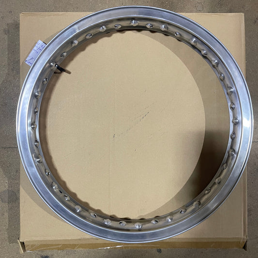 18 x 2.15 Borrani Valanced Rim - Kawasaki Z900 Z750 - 8" Full Width Drum Hub - 40 Hole