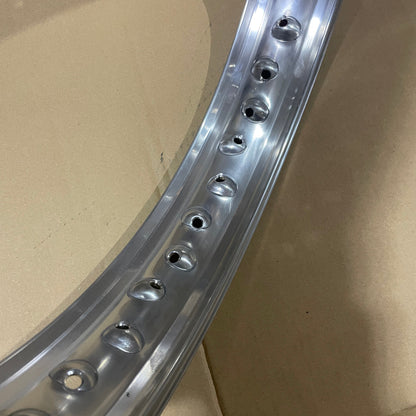 18 x 2.15 Borrani Valanced Rim - Kawasaki Z900 Z750 - 8" Full Width Drum Hub - 40 Hole