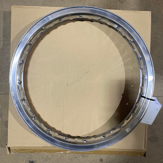 18 x 2.15 Borrani Valanced Rim - Triumph/BSA B50 B25 T120 - Conical Hub - Rear - 40 Hole