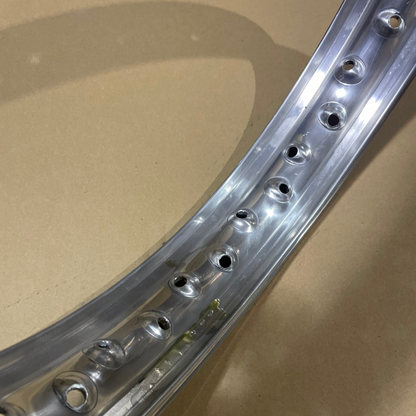 18 x 2.15 Borrani Valanced Rim - Triumph/BSA B50 B25 T120 - Conical Hub - Rear - 40 Hole